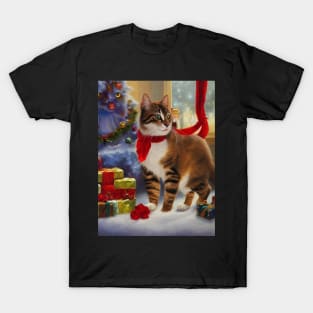 christmas cat T-Shirt